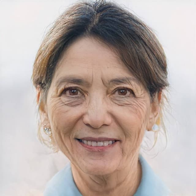 Output image after age progression using AgeLens AI
